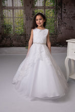 Load image into Gallery viewer, Sweetie Pie Girls White Communion Dress:- 3000

