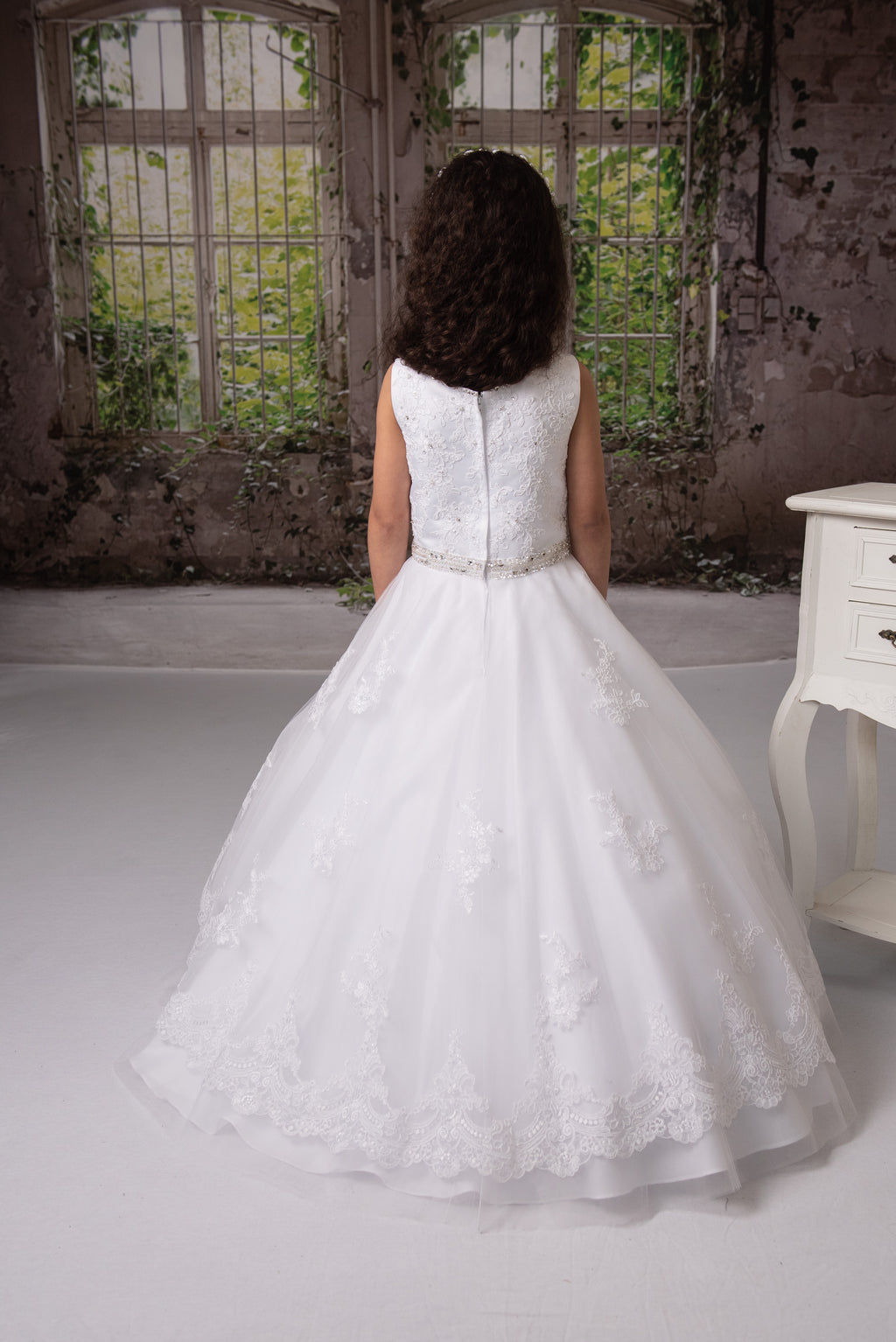 SALE COMMUNION DRESS Sweetie Pie Girls White Communion Dress:- 3000 Age 6