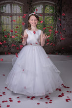 Load image into Gallery viewer, Sweetie Pie Girls White Communion Dress:- 4050
