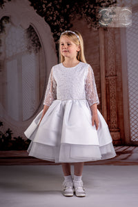 SALE COMMUNION DRESS Sweetie Pie Girls White Communion Dress:- 4077 AGE 7