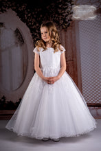 Load image into Gallery viewer, Sweetie Pie Girls White Communion Dress:- 4087
