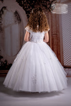 Load image into Gallery viewer, Sweetie Pie Girls White Communion Dress:- 4088
