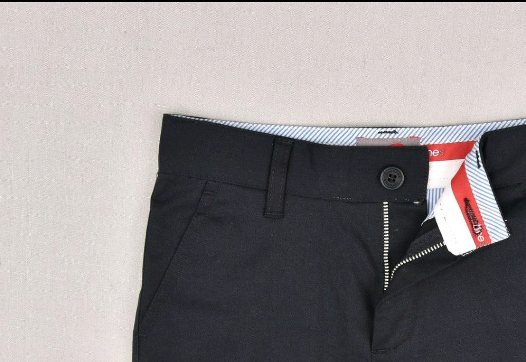 One Varones Boys Chino Trousers - Navy Regular Fit 10-05020N 79