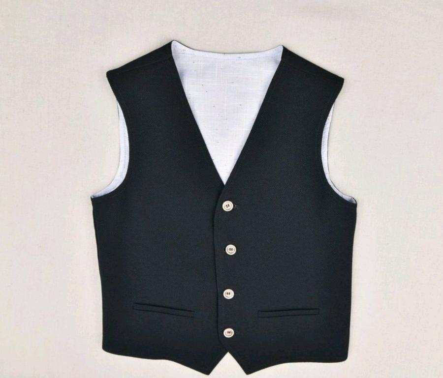 One Varones Boys Dark Navy Waistcoat:-10-10012 79