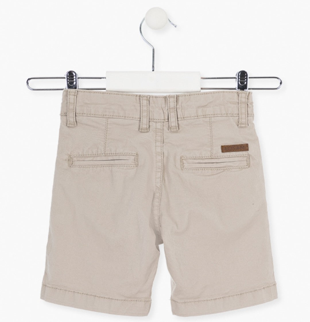 SUMMER SALE Losan Boys Cotton Blend Shorts:- Stone AGE 14