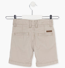 Load image into Gallery viewer, SUMMER SALE Losan Boys Cotton Blend Shorts:- Stone AGE 4 &amp; 14
