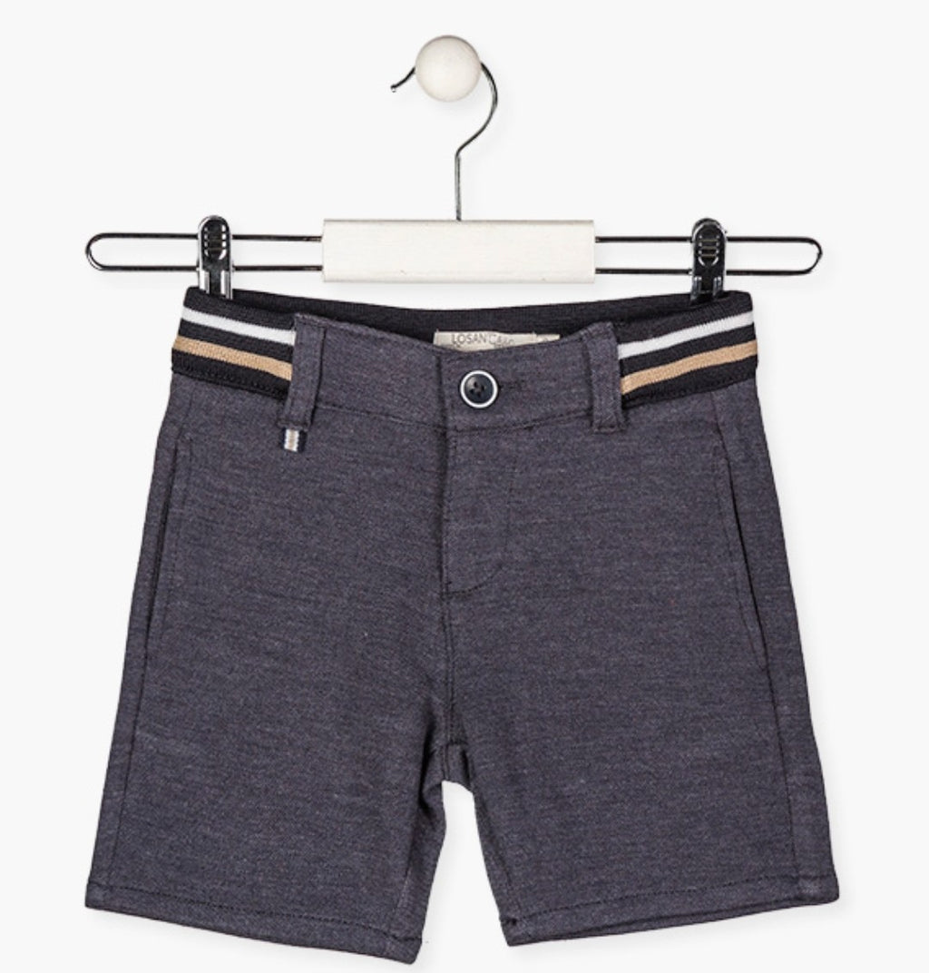 SUMMER SALE Losan Boys Striped rib-knit waist shorts. LAST ONE AGE 7