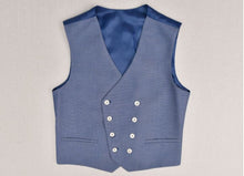 Load image into Gallery viewer, SALE One Varones Boys Blue Waistcoat
