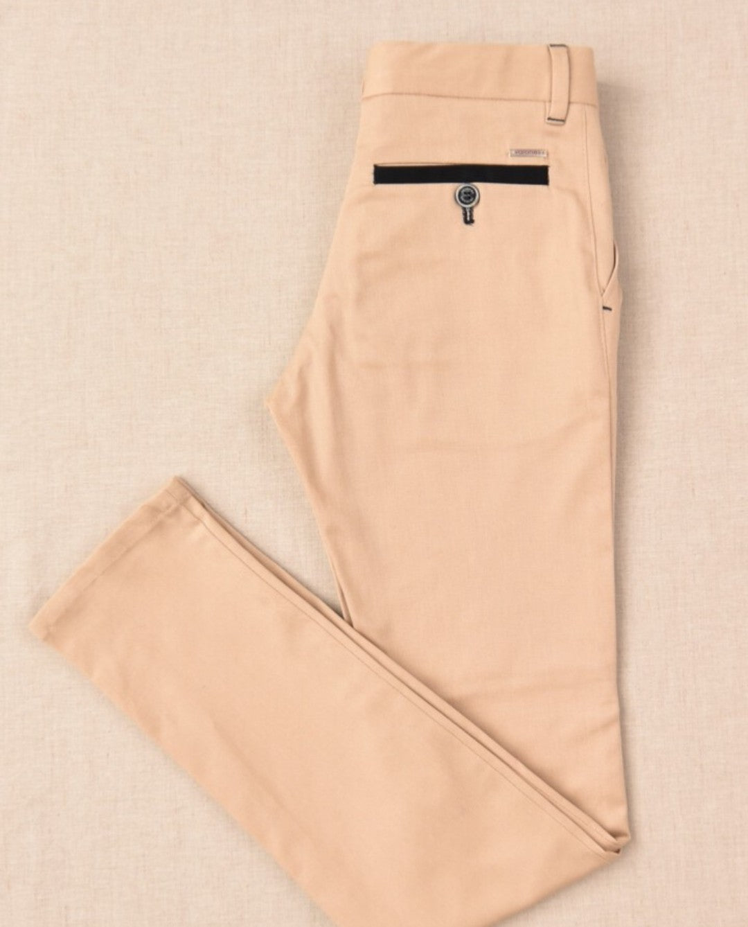 One Varones Boys Chino Trousers - Tan:- 10-05042 05