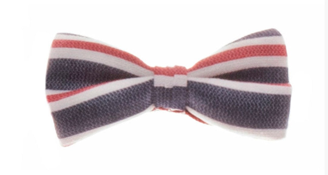 SALE One Varones Boys Stripe Bow Tie