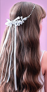 Emmerling Tiara Girls White Hair Accessory:- 2161