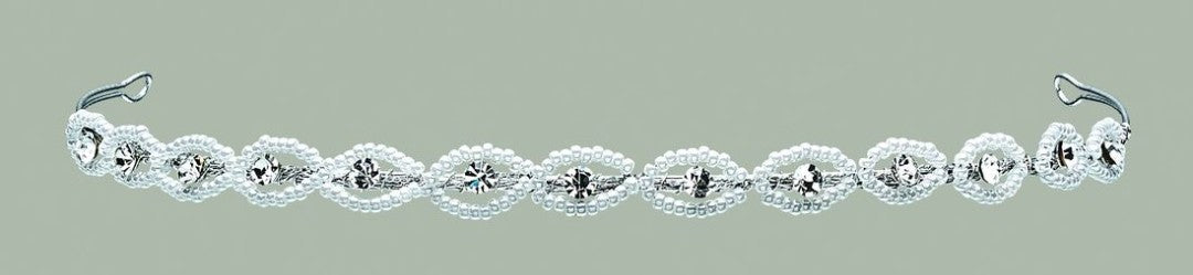 Emmerling Tiara Girls White Hair Accessory:- 77529