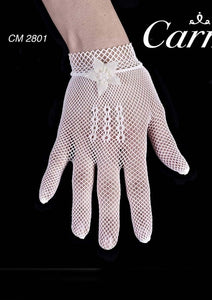 Carmy Ivory Communion Gloves:- CB2801