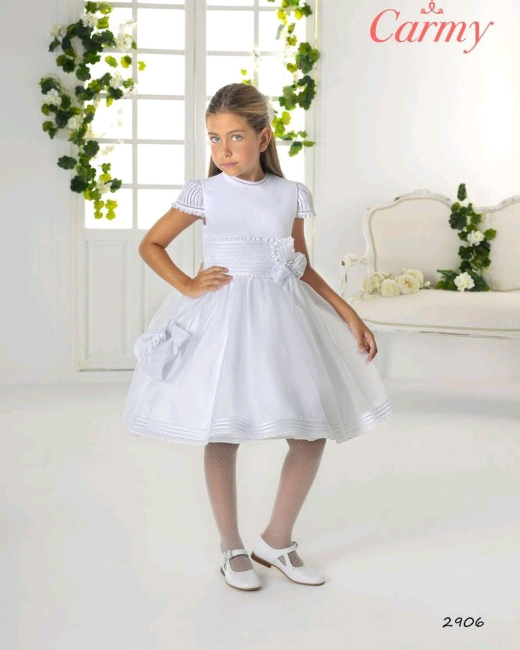 SALE Carmy Girls Communion Dress:- 2906 AGE 6