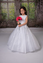 Load image into Gallery viewer, Sweetie Pie Girls White Communion Dress:- 4053
