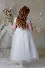 Load image into Gallery viewer, SALE COMMUNION DRESS Celebrations Girls White Communion Dress:- Snowflower Age 8 &amp; 11
