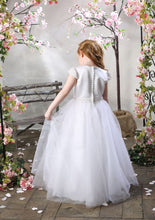 Load image into Gallery viewer, SALE COMMUNION DRESS Celebrations Girls White Communion Dress:- Hollyhock Age 9
