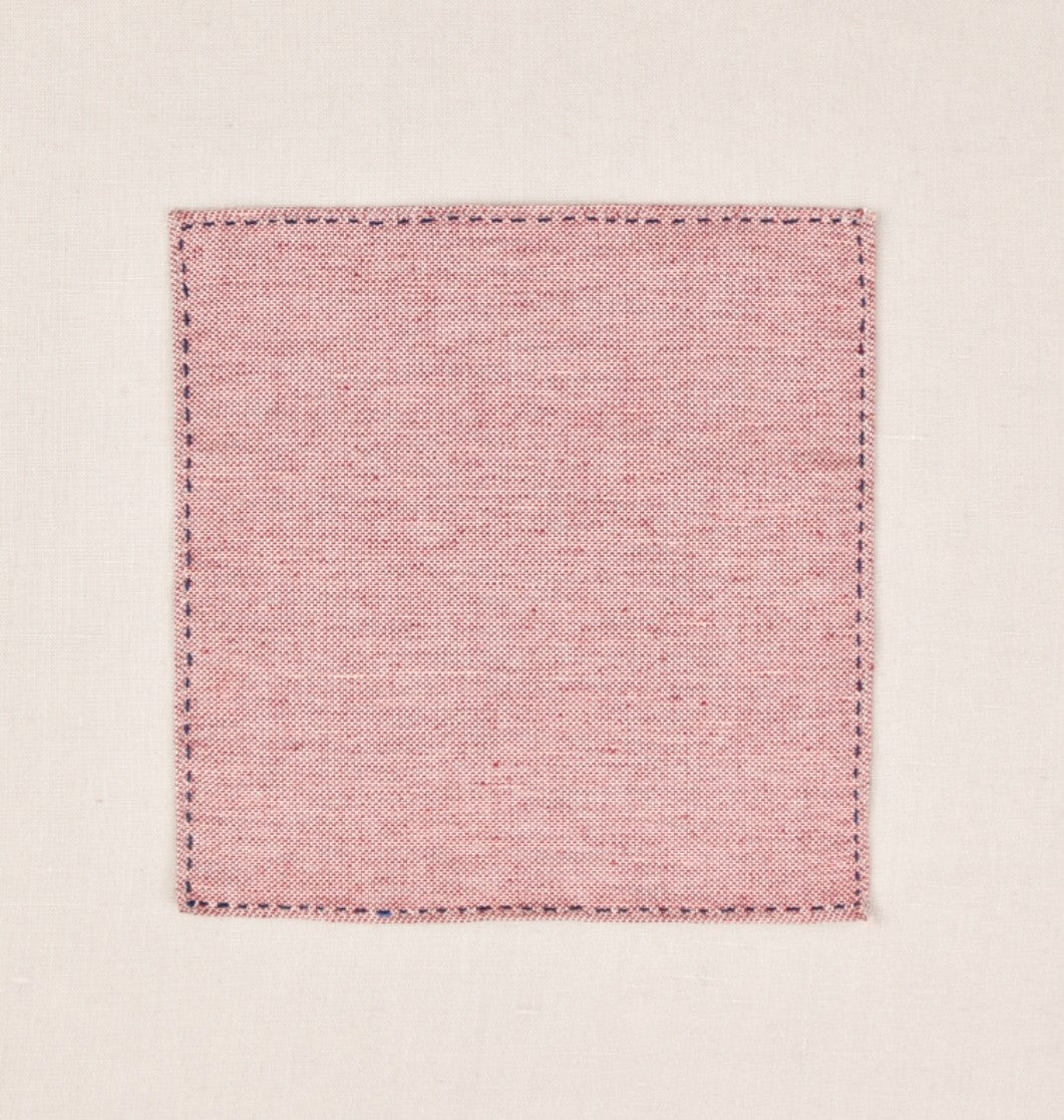 SALE One Varones Boys Pocket Square:- Wine