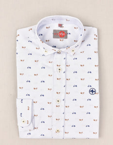 SALE One Varones Boys Motorbike Pattern Shirt