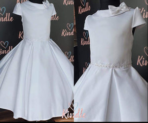 SALE Exclusive To KINDLE Celebrations Girls White Communion Dress:- Primrose