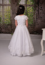 Load image into Gallery viewer, Sweetie Pie Girls White Communion Dress:- 4022
