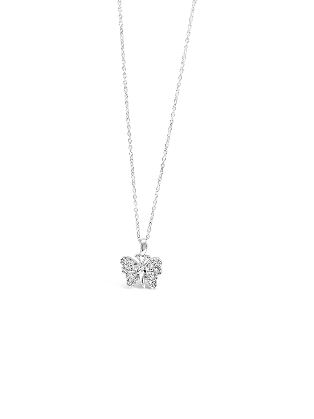 Absolute Jewellery Diamante Butterfly Necklace HCP208