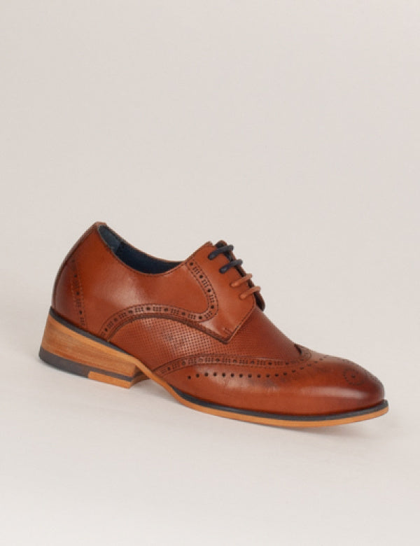 SALE Tommy Bowe Boys Twickenham Shoes:- Whiskey