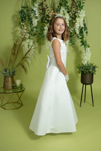 SALE COMMUNION DRESS Linzi Jay Girls White Communion Dress:- Anika AGE 9X & 10