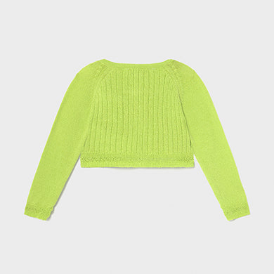 SUMMER SALE Mayoral Girls Appliqué cardigan for baby girl 6MTHS