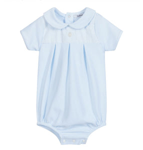 SUMMER SALE Babidu Boys Bootee Romper:-Sky Blue