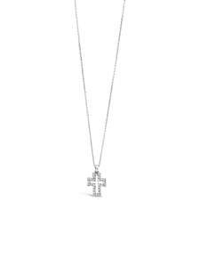 Absolute Jewellery Diamante Cross Necklace HCC101