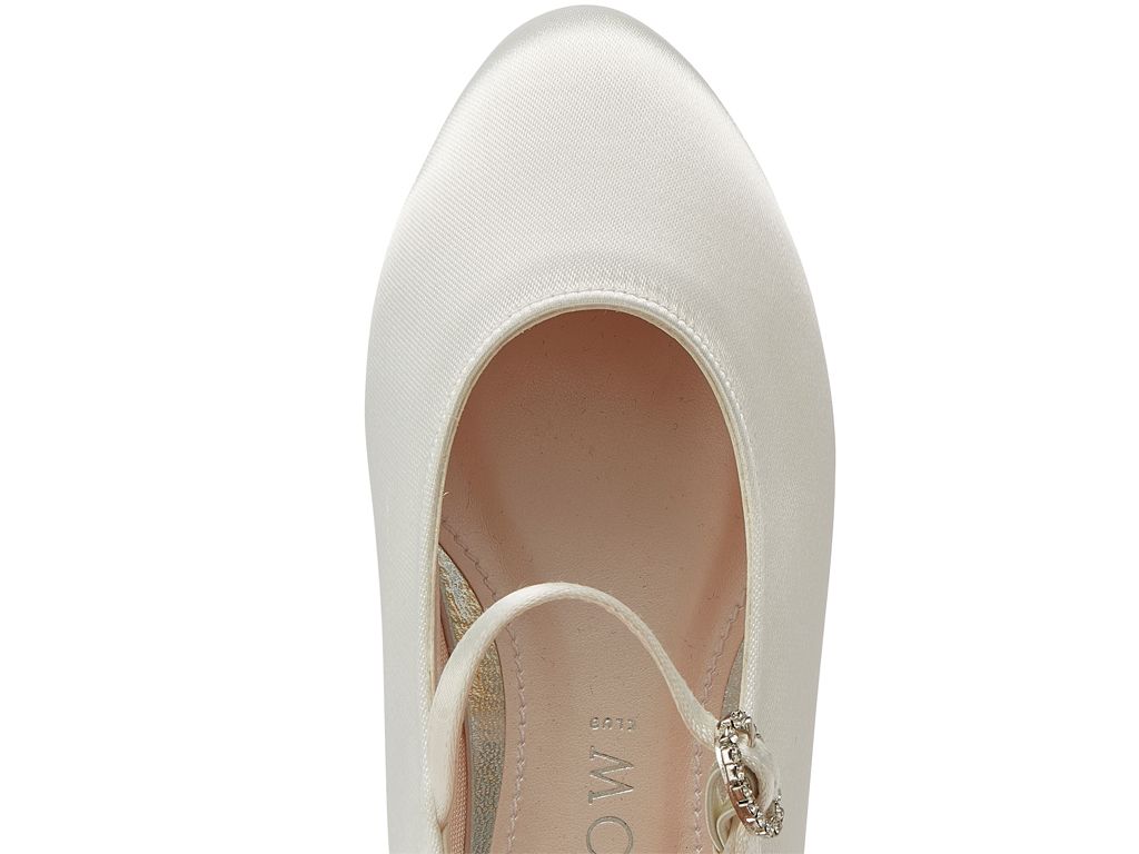 Rainbow Club Binx Shoes:- Ivory Pump