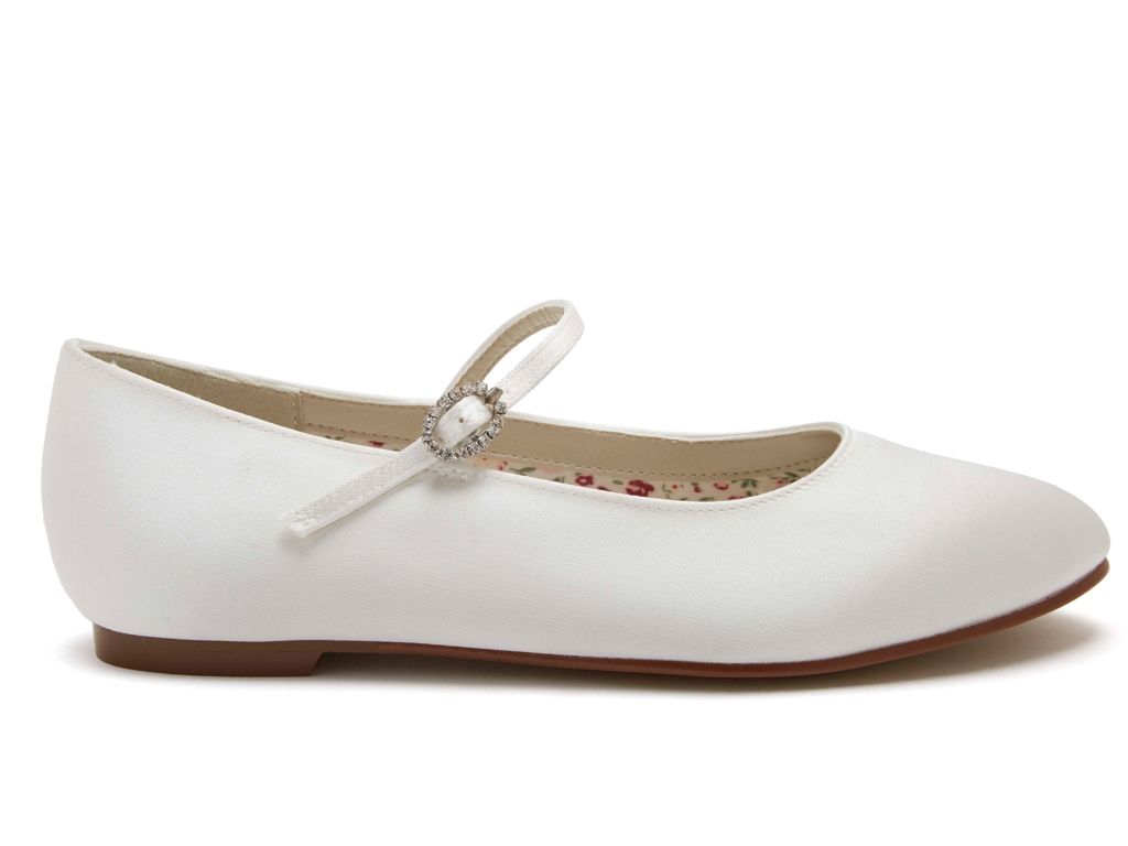 Rainbow Club Binx Shoes:- Ivory Pump