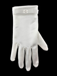 Little People Girls White Communion Gloves LP807