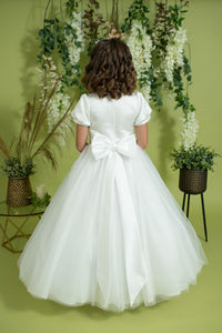 Linzi Jay Girls White Communion Dress:- Julia