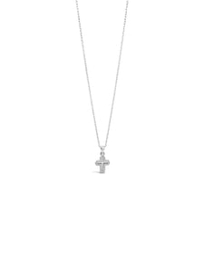 Absolute Jewellery Diamante Cross Necklace HCC116