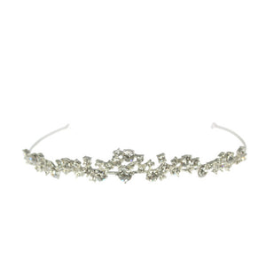 Linzi Jay Scattered Diamante Tiara:- LM204SI