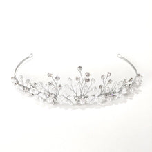 Load image into Gallery viewer, Linzi Jay Pearl and Diamante Communion Tiara:- LM233WTSI
