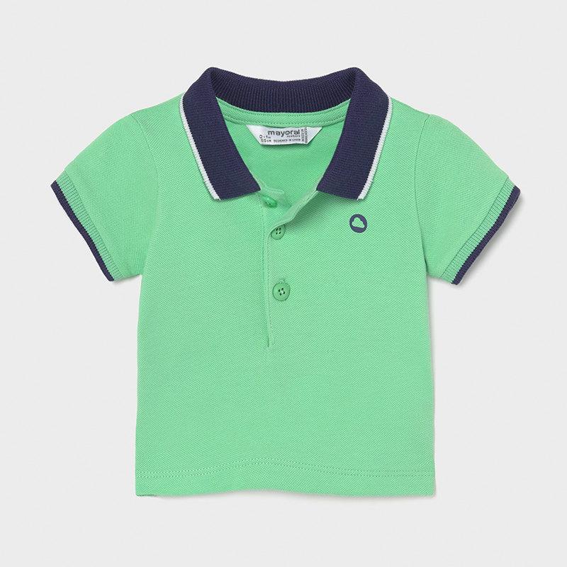 SUMMER SALE Mayoral Boys Mint Polo Tee LAST ONE 4-6MTHS