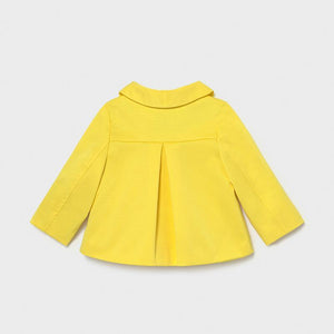 SUMMER SALE Mayoral Girls Yellow Coat LAST ONE 6MTHS