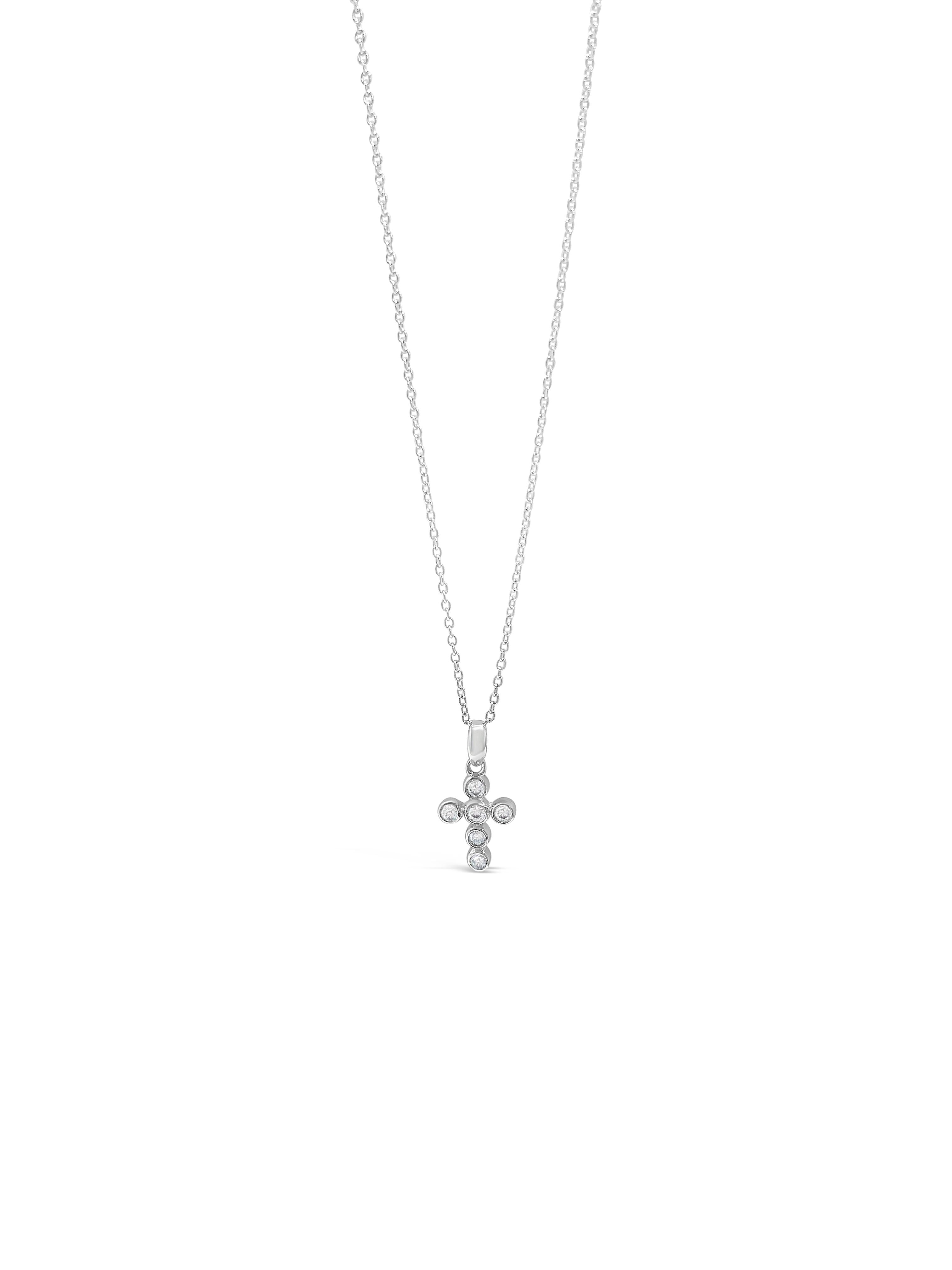 Absolute Jewellery Diamante Cross Necklace HCC108