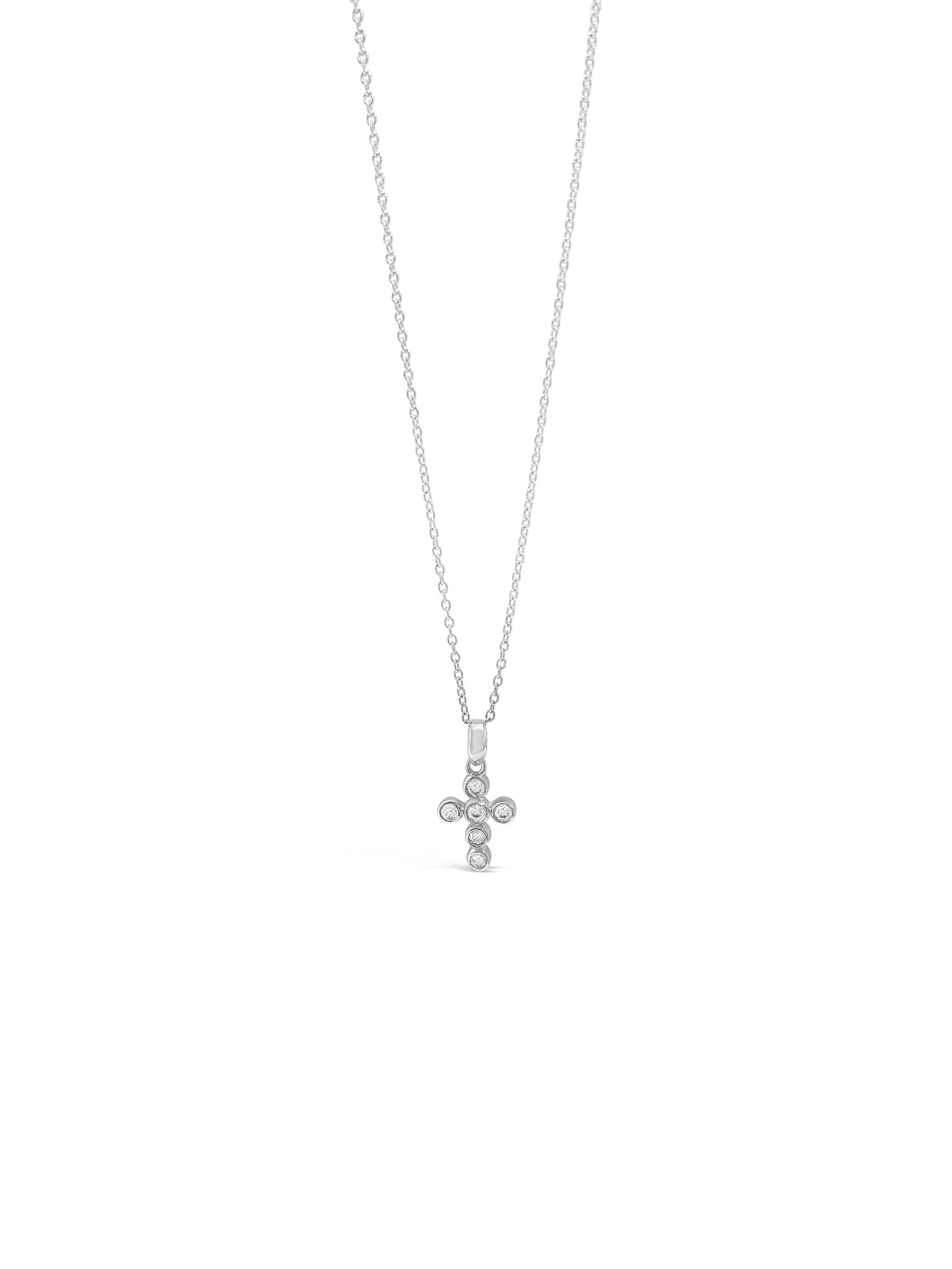 Absolute Jewellery Diamante Cross Necklace HCC108