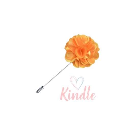 Boys Flower Lapel Pin:- Sunshine