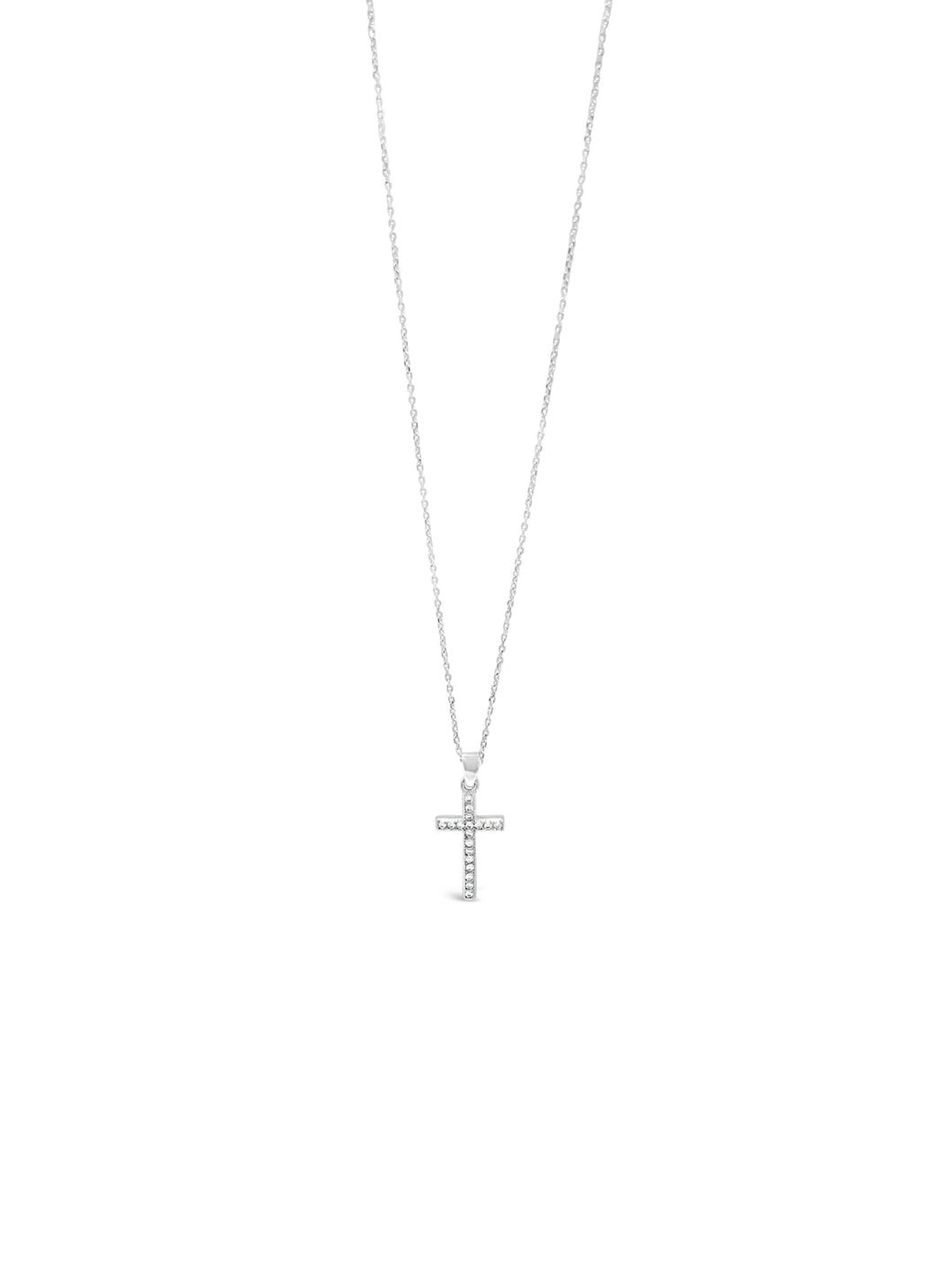 Absolute Jewellery Diamante Cross Necklace HCC104