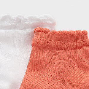 SUMMER SALE Mayoral Girls Set of 2 newborn girl socks